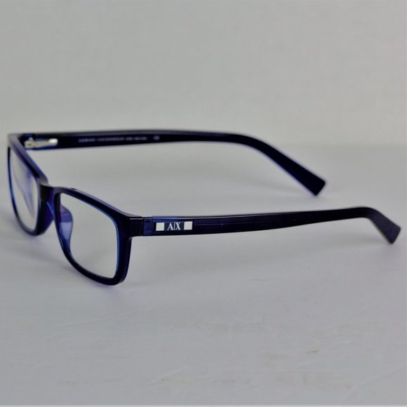 Armani Exchange Men AX3007 Blue Eyeglasses & Case - Picture 5 of 9
